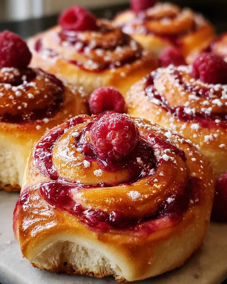 Raspberry Sweet Rolls