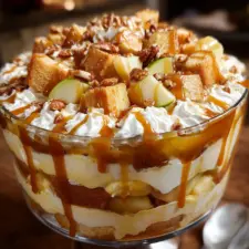 Caramel Apple Trifle Layers