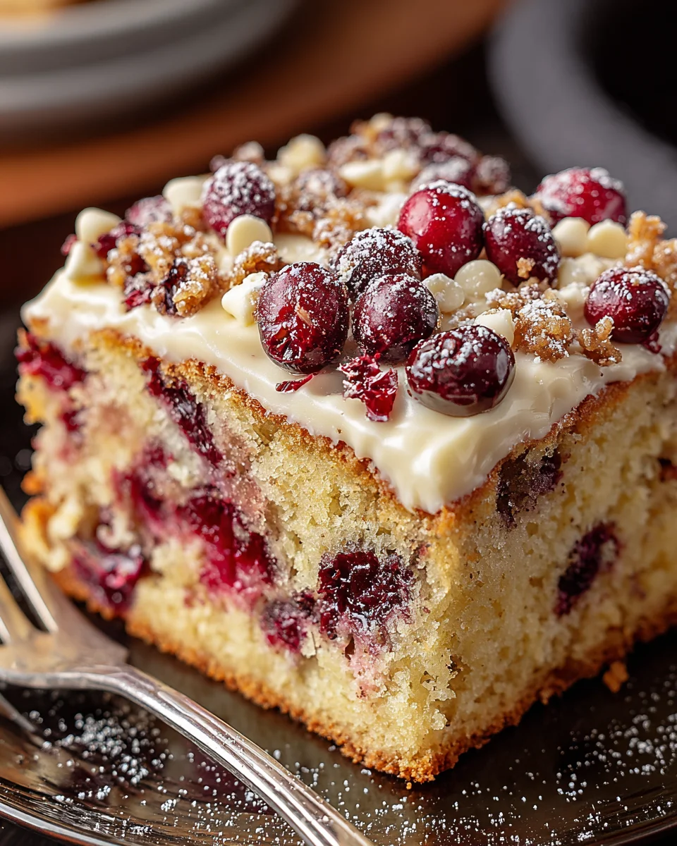 Cranberry Bliss Coffee Cake