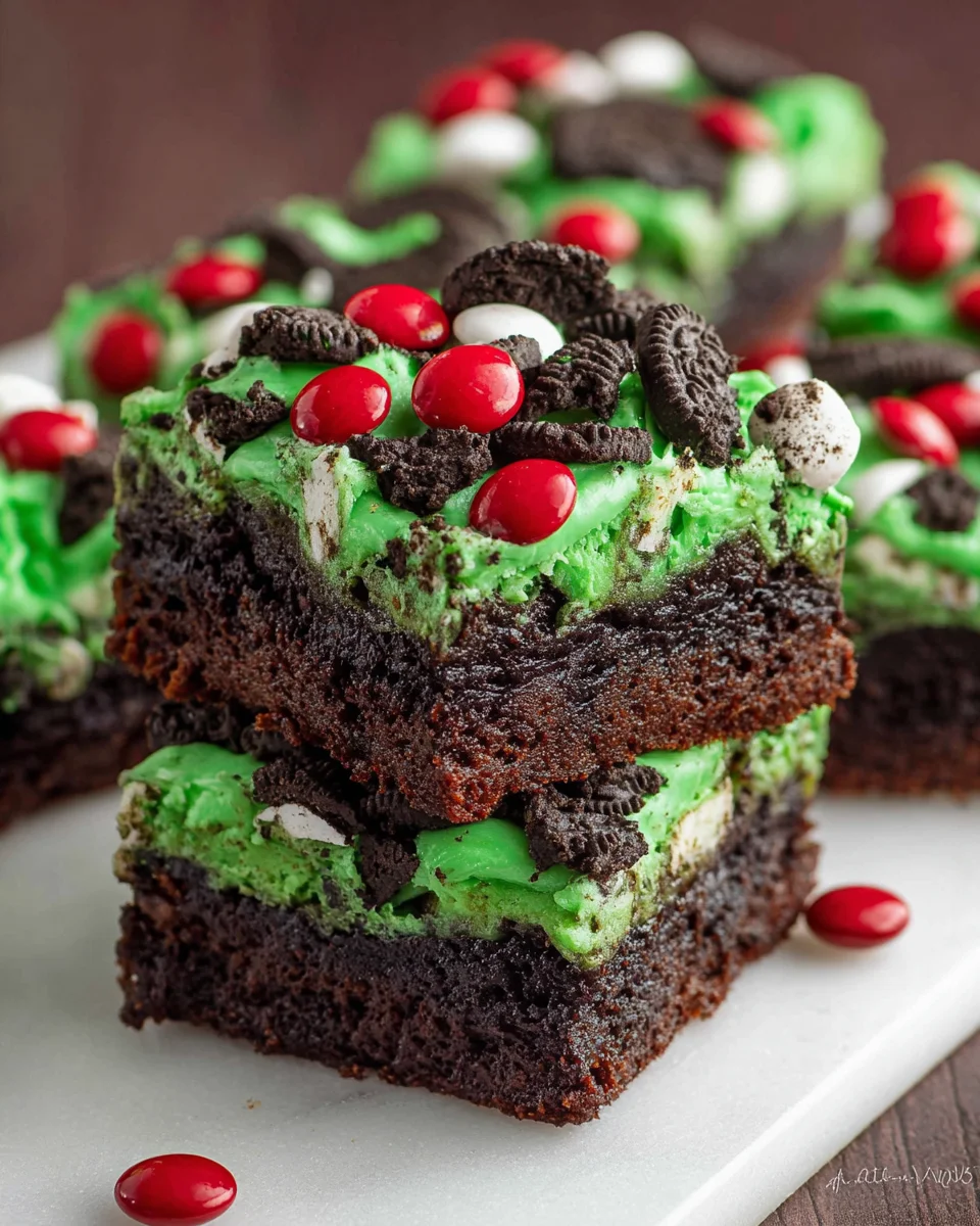 Grinch Brownies