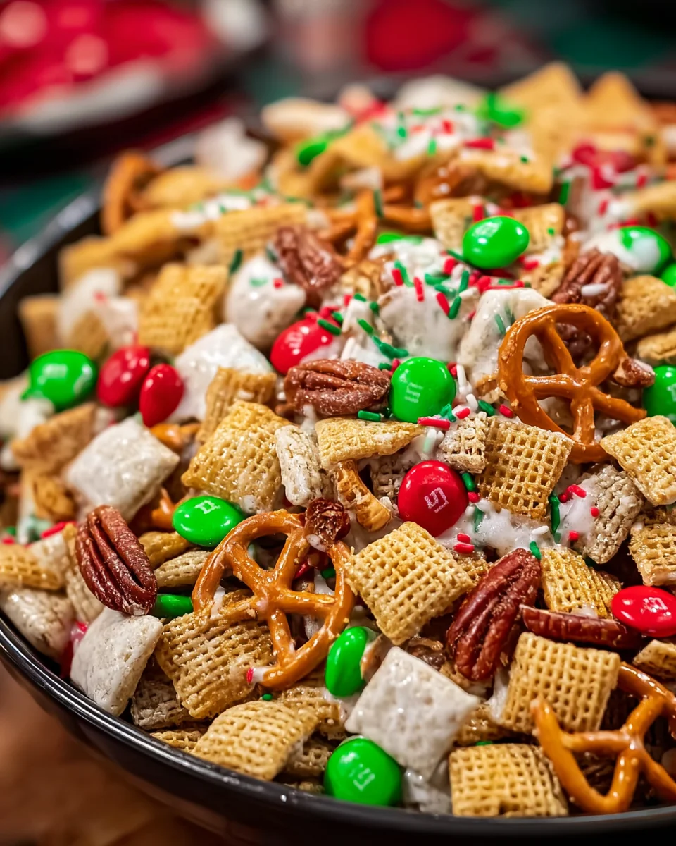 Christmas Chex mix