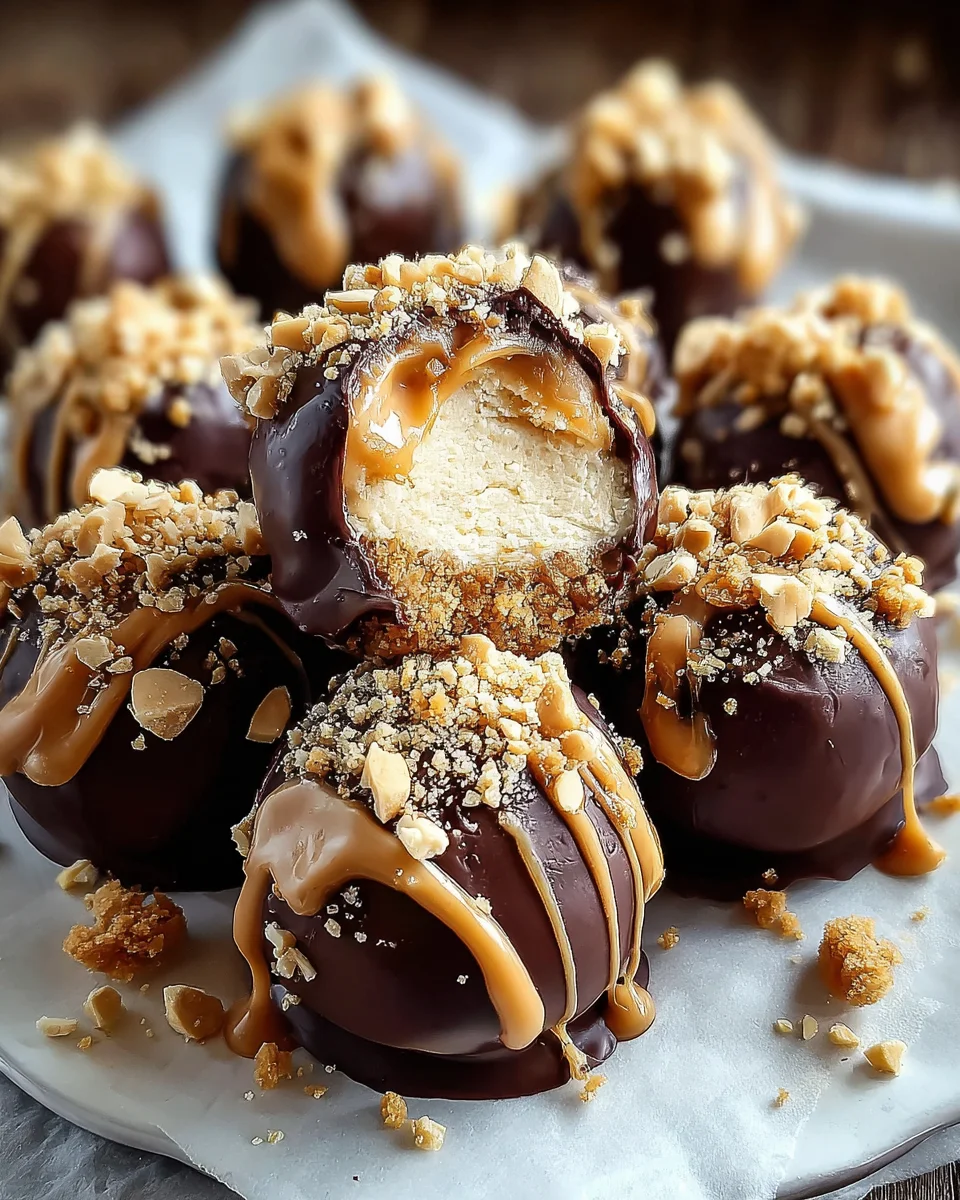 No-Bake Peanut Butter Cheesecake Balls