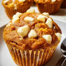 Pumpkin Muffins White Chocolate