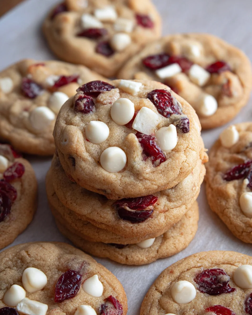 White Chocolate Chip Cranberry Cookies