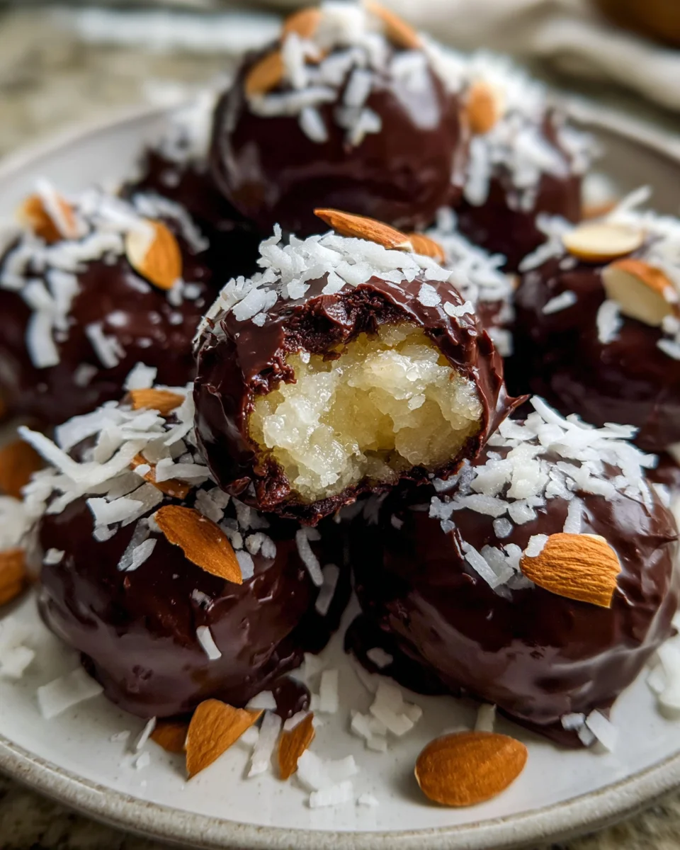 Homemade Almond Joys