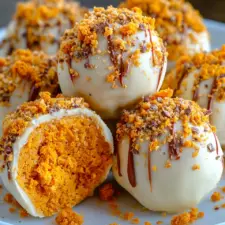 No Bake Pumpkin Cheesecake Balls