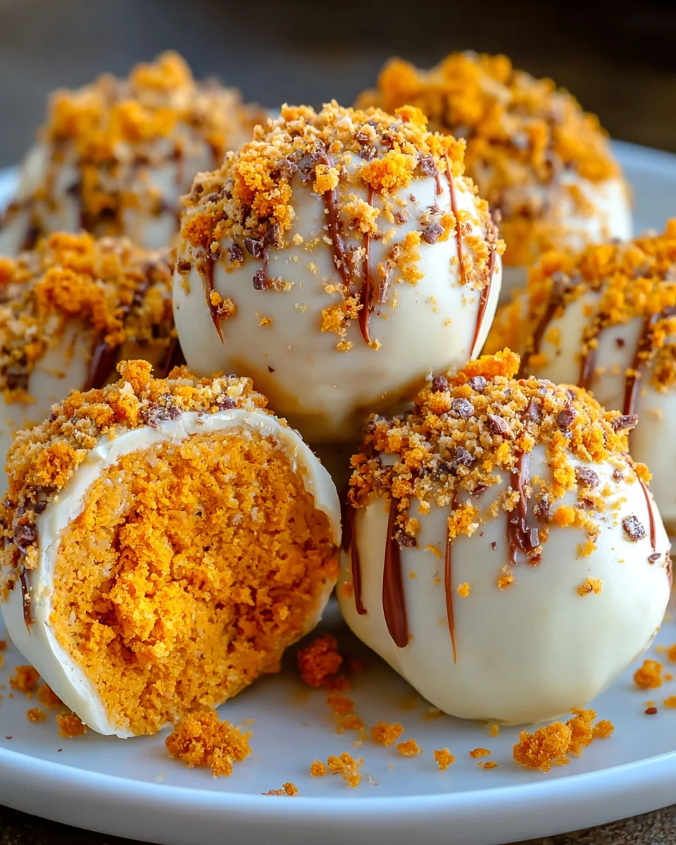 No Bake Pumpkin Cheesecake Balls