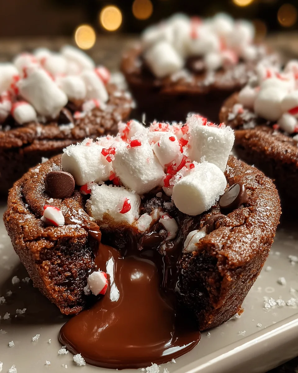 Hot Chocolate Cookie Cups