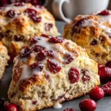 Cranberry Orange Maple Scones
