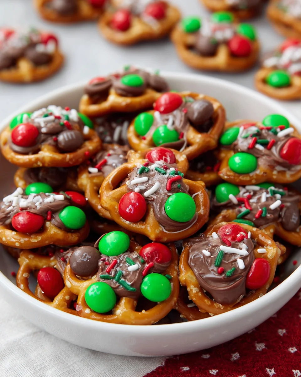 4-Ingredient Pretzel Christmas Treats