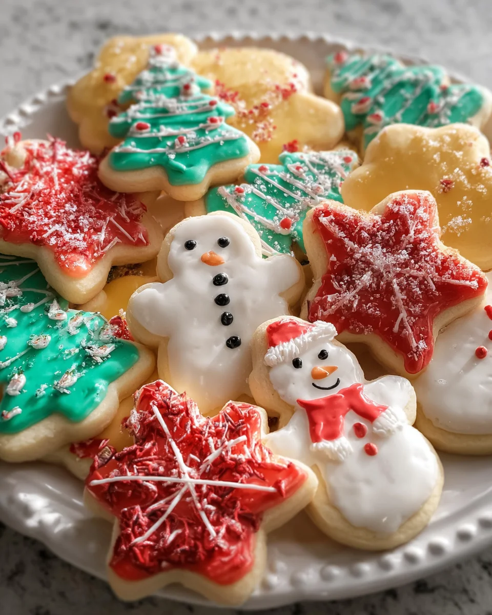 Soft Christmas Sugar Cookies