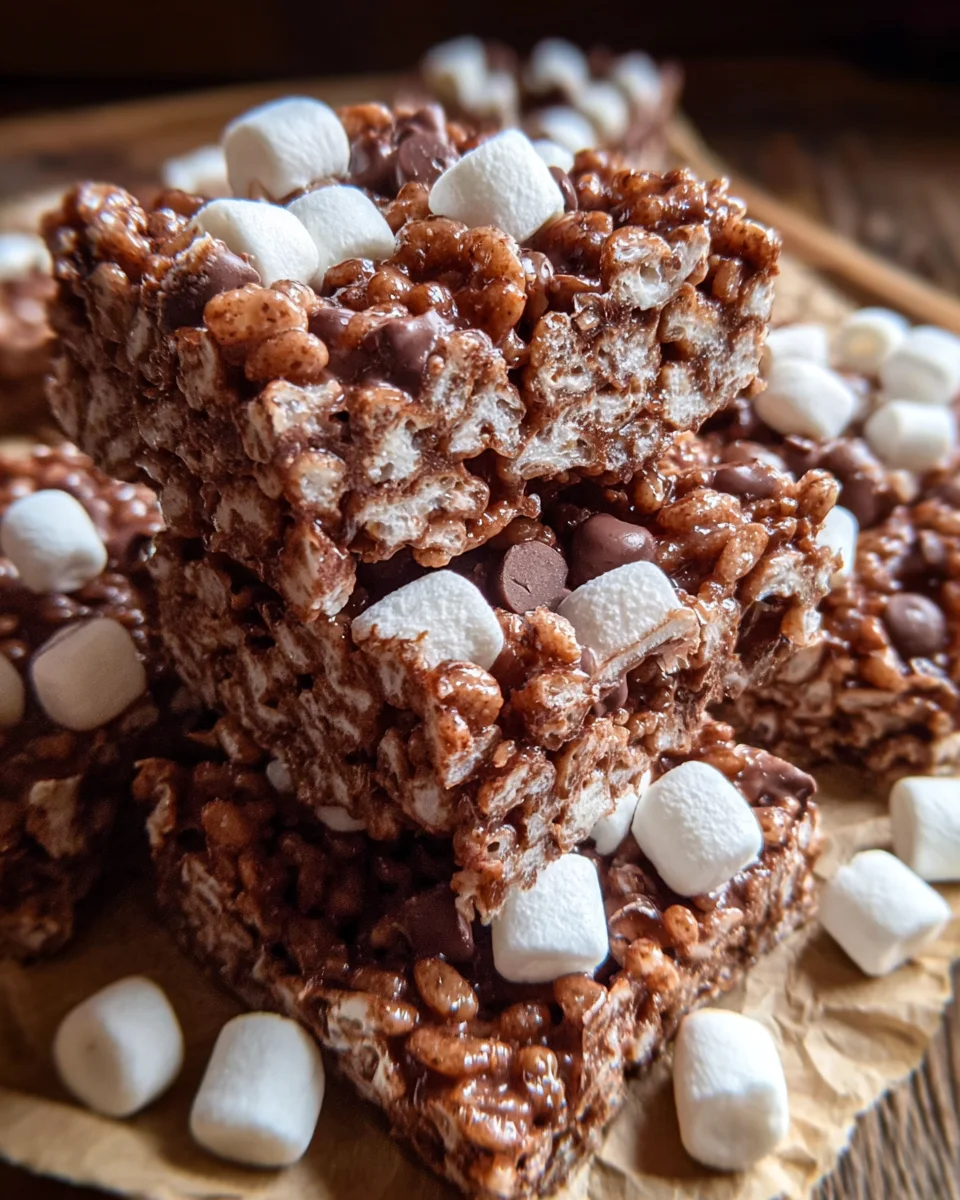 Chocolate Rice Krispie Treats