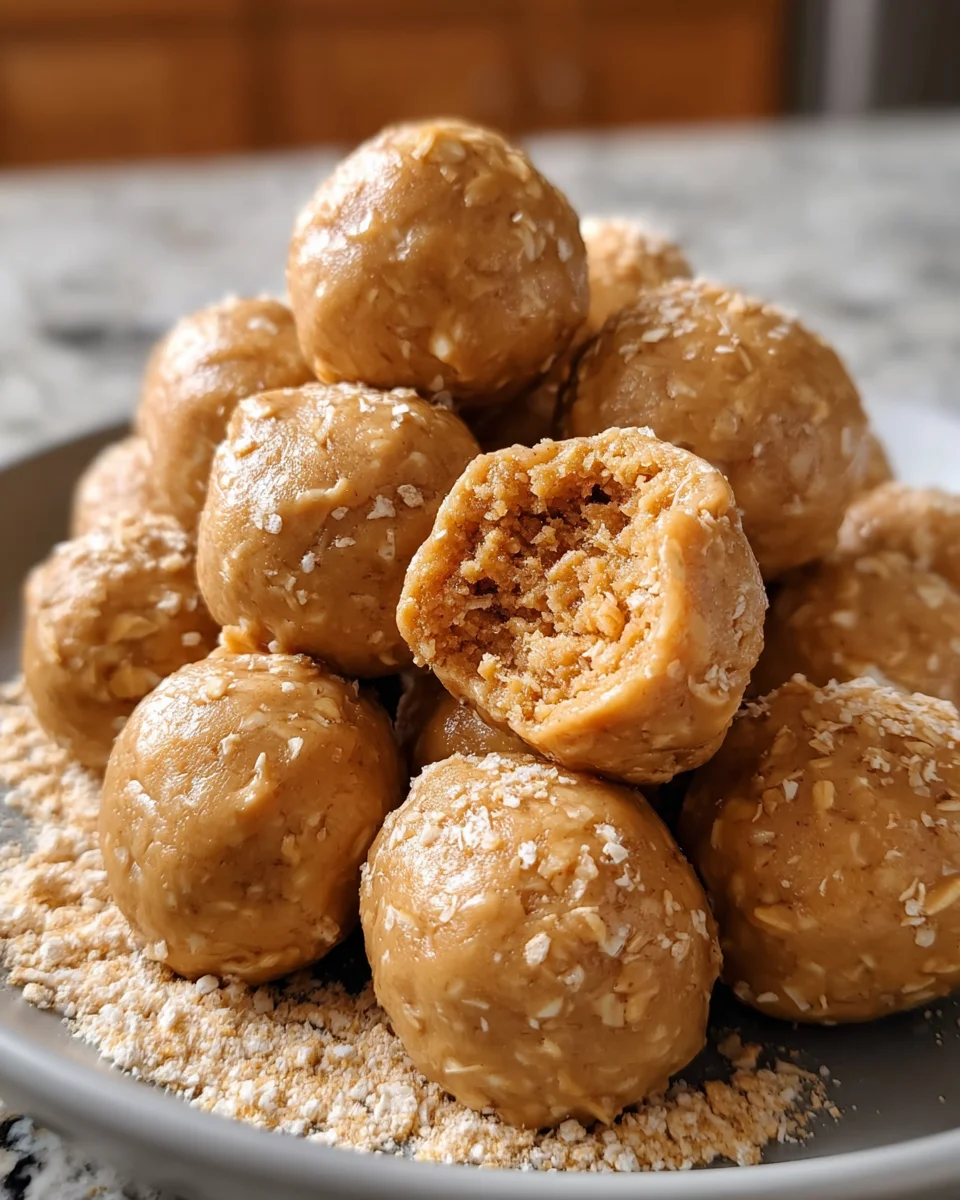 3-Ingredient Peanut Butter Balls