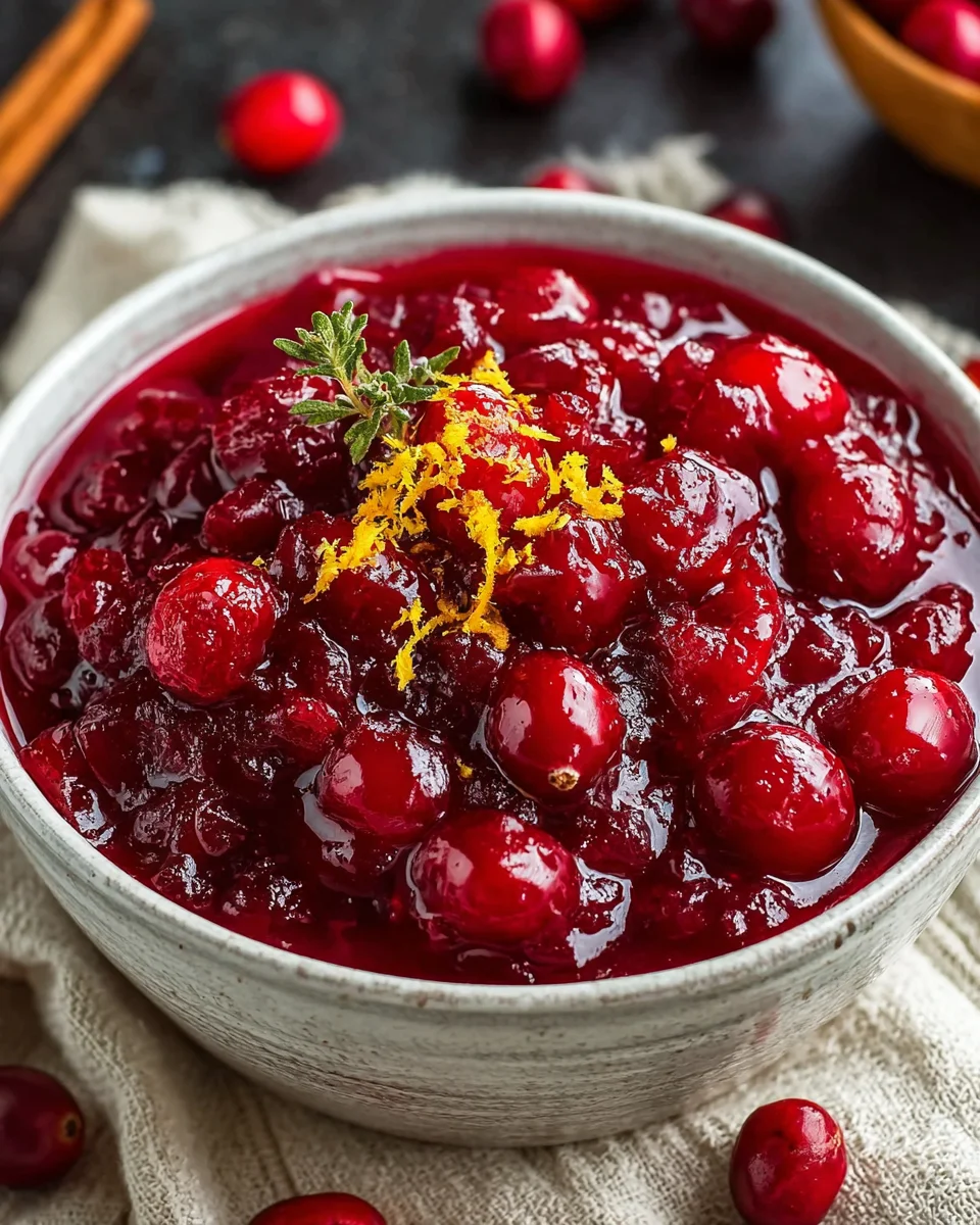 Cooked Cranberry Sauce