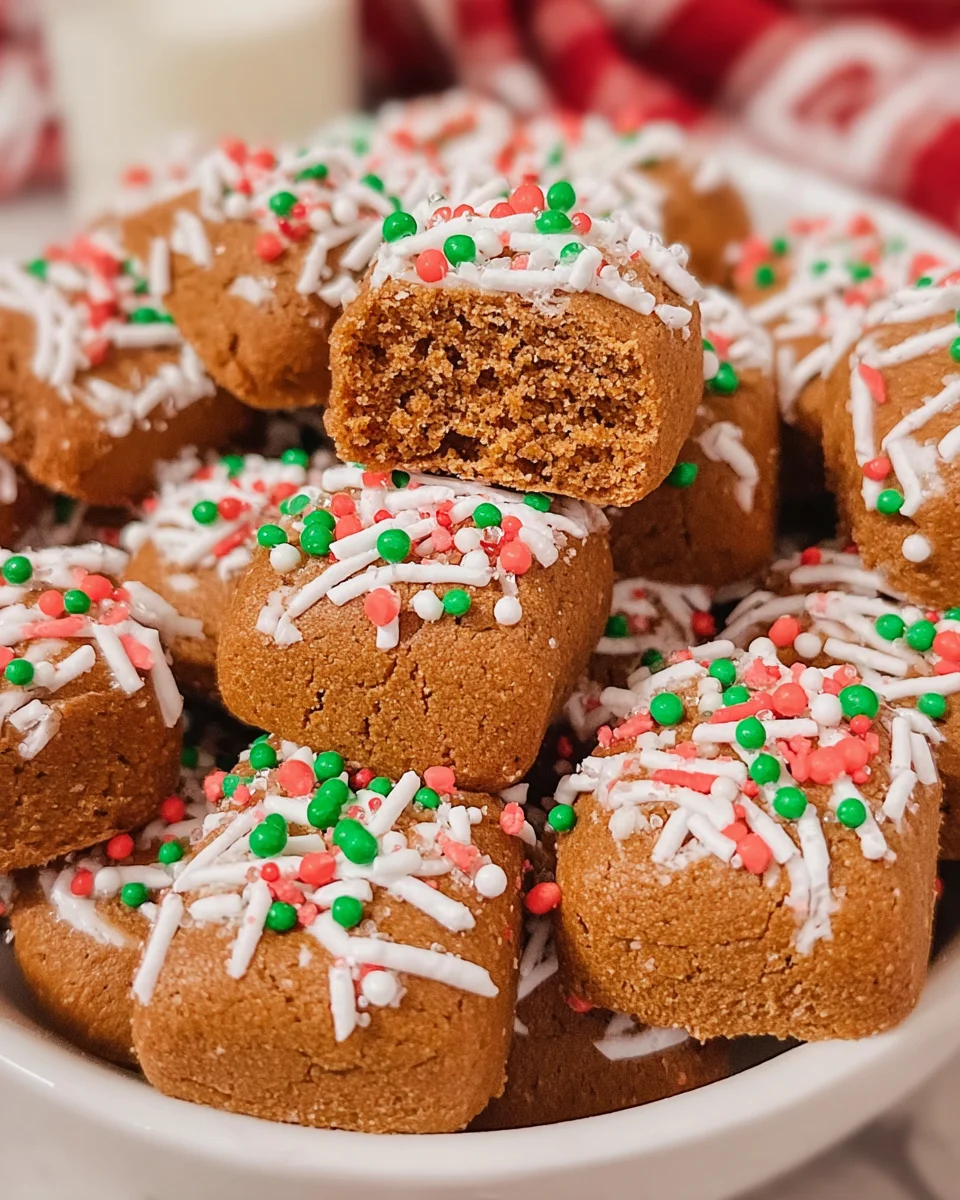 Easy Gingerbread Cookie Bites