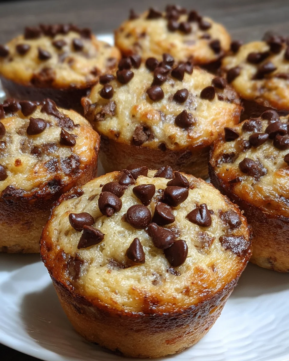 Banana Chocolate Chip Mini Muffins