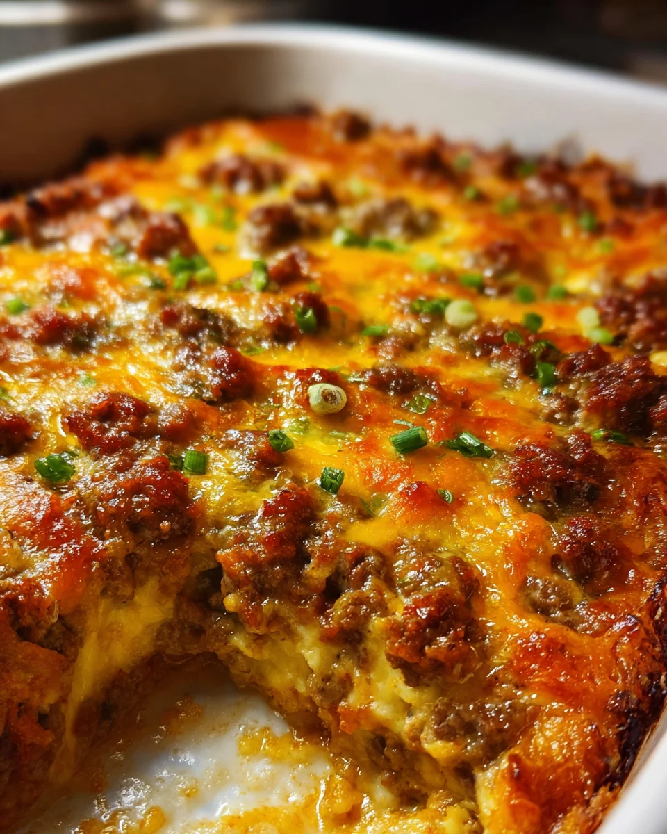 Keto Cheeseburger Casserole