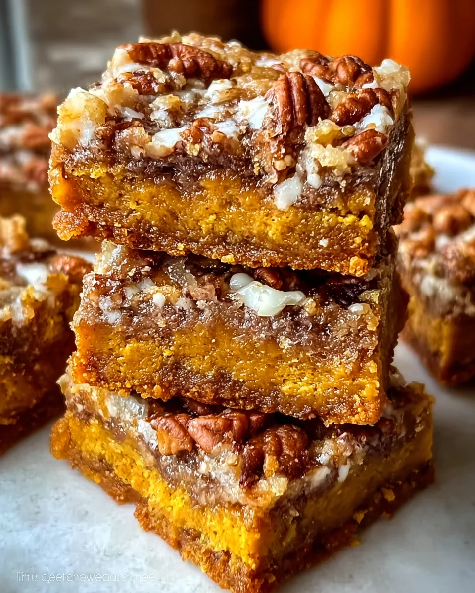Pumpkin Magic Bars