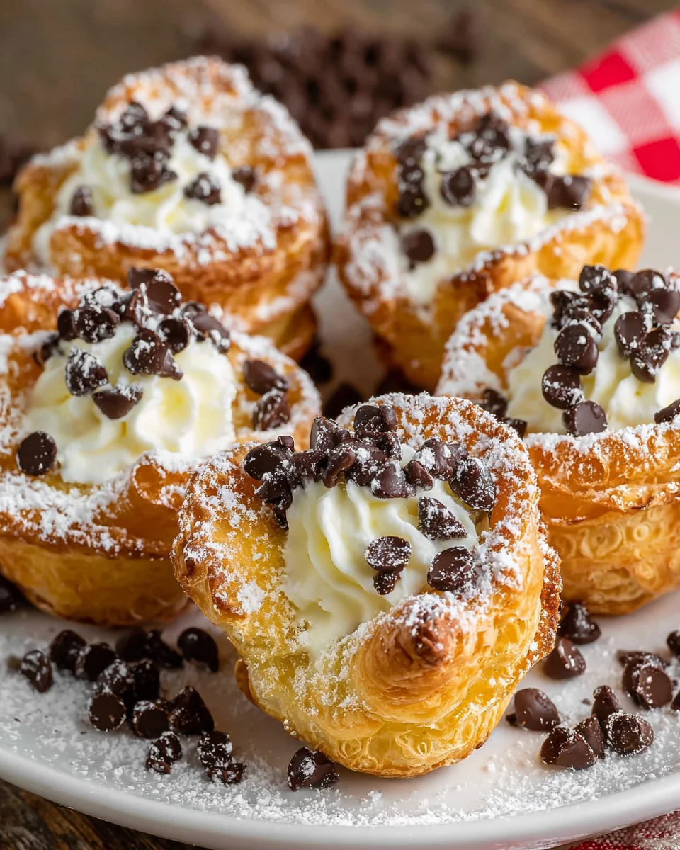 Mini Cannoli Cups Delight