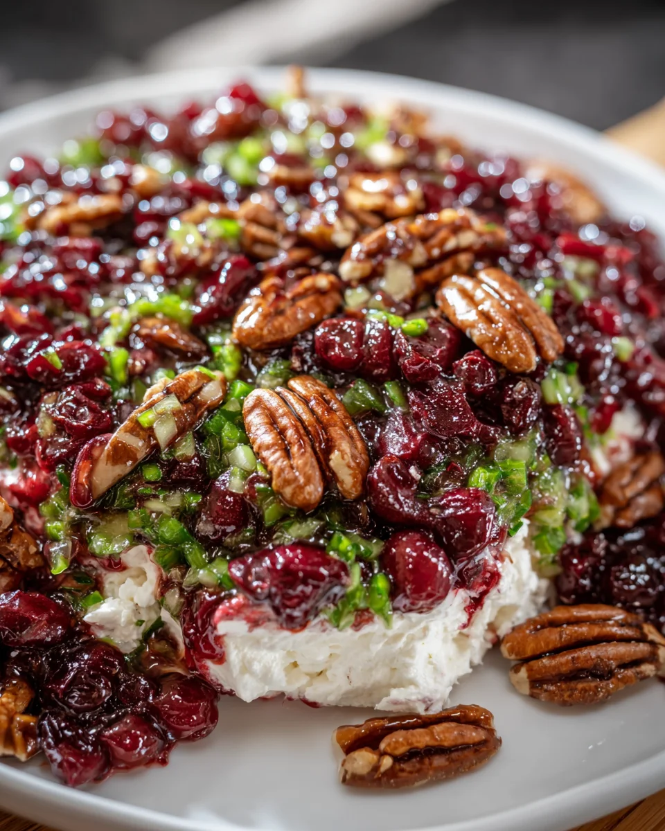 Cranberry Jalapeño Honey Dip