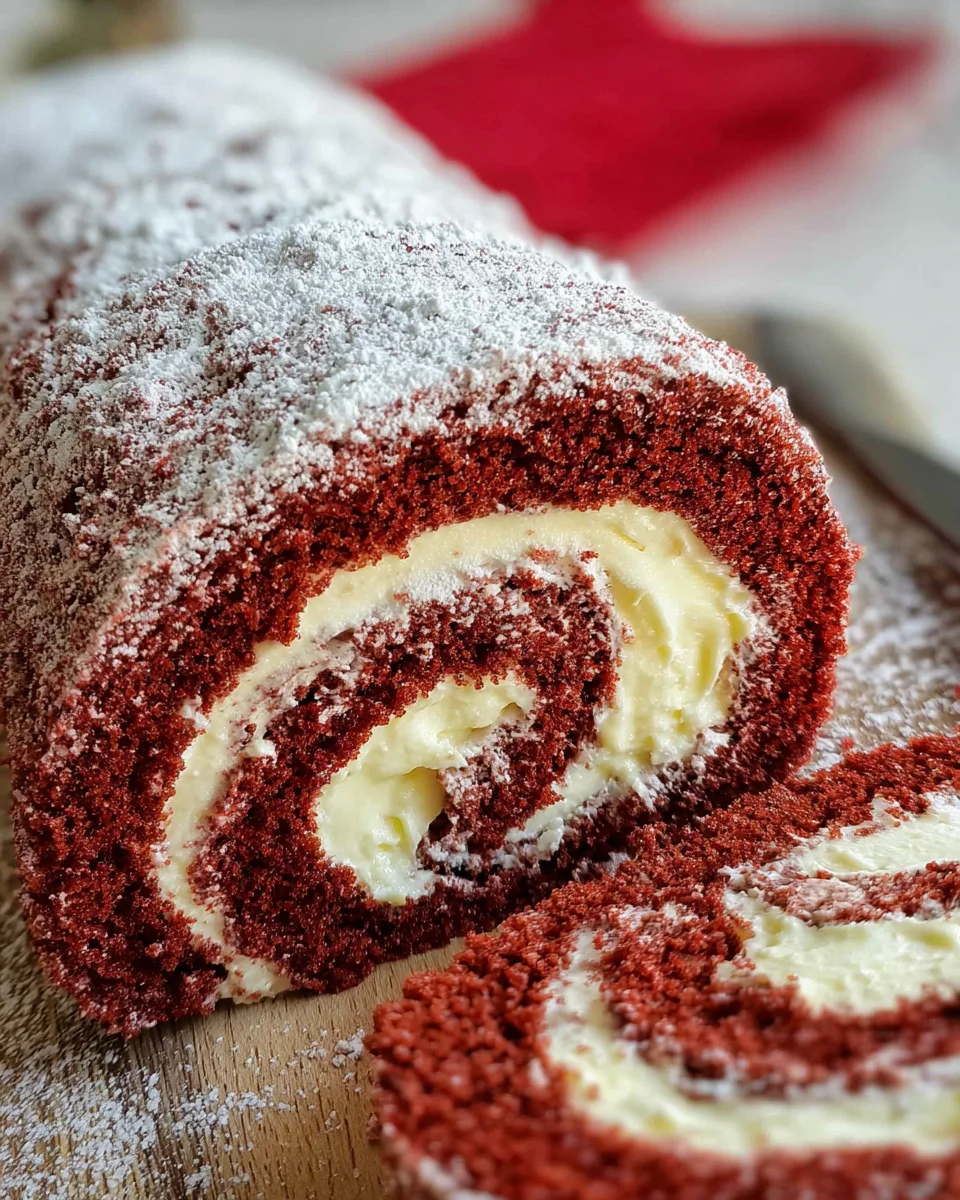 Red Velvet Cake Roll