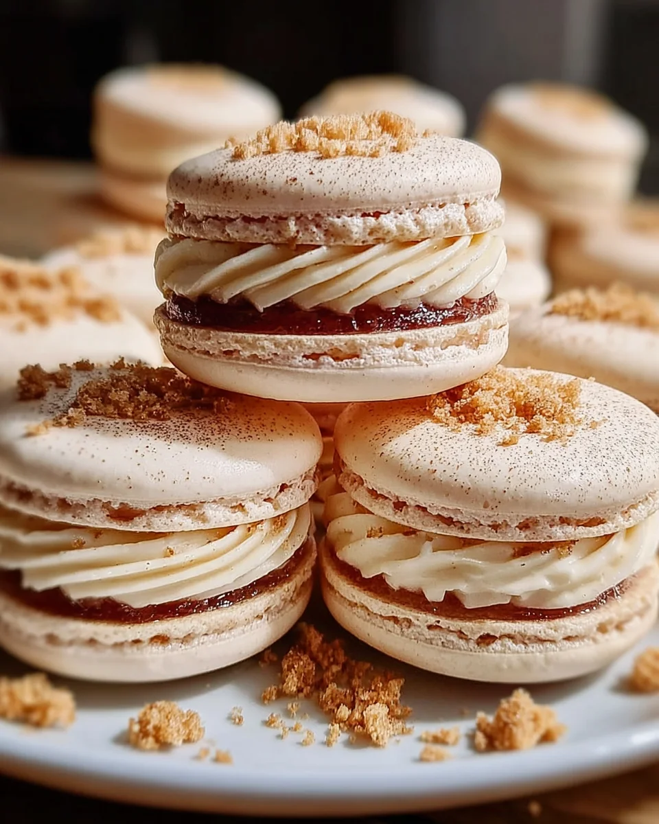 Apple Pie Macarons