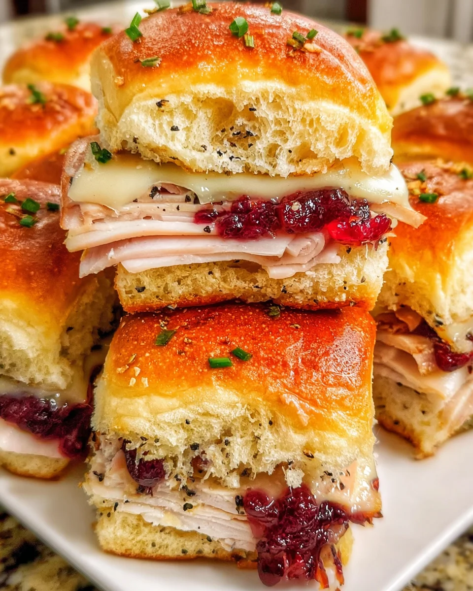 Cranberry Turkey Sliders
