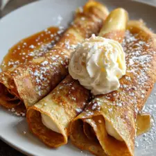 Pumpkin Crepes Cinnamon Mascarpone
