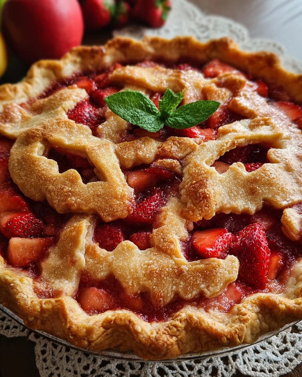 Strawberry Apple Golden Crust