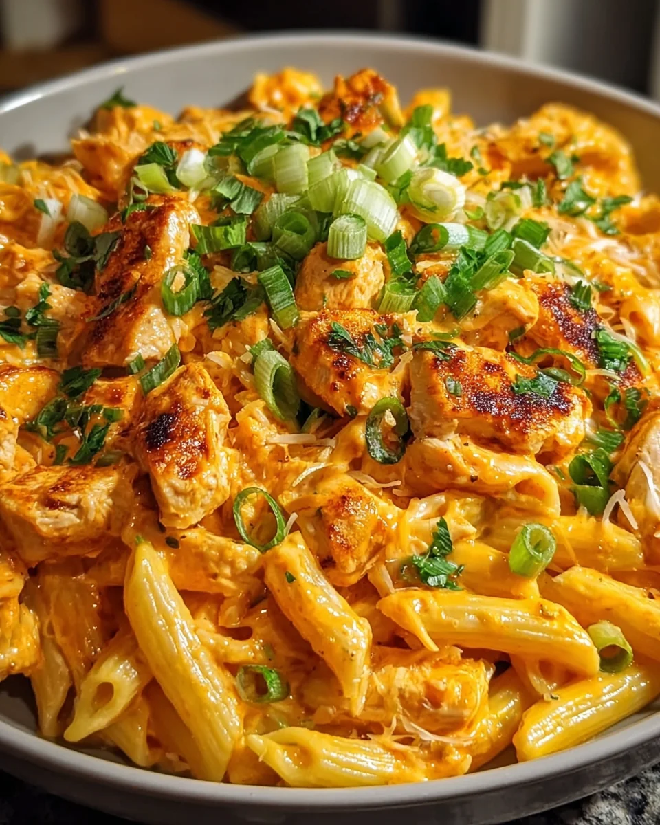 Buffalo Chicken Pasta Creamy Spicy