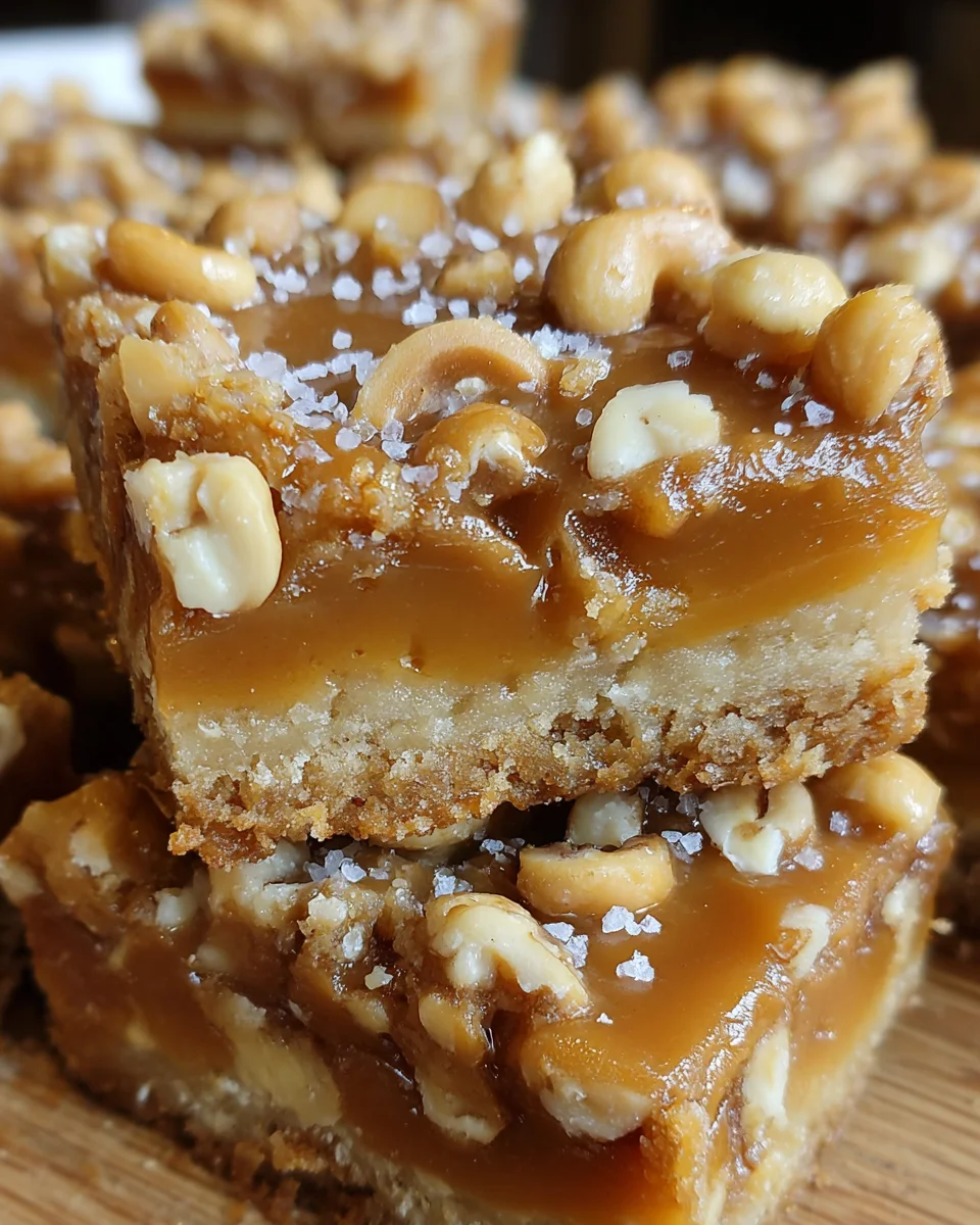 Gooey Butterscotch Nut Bars