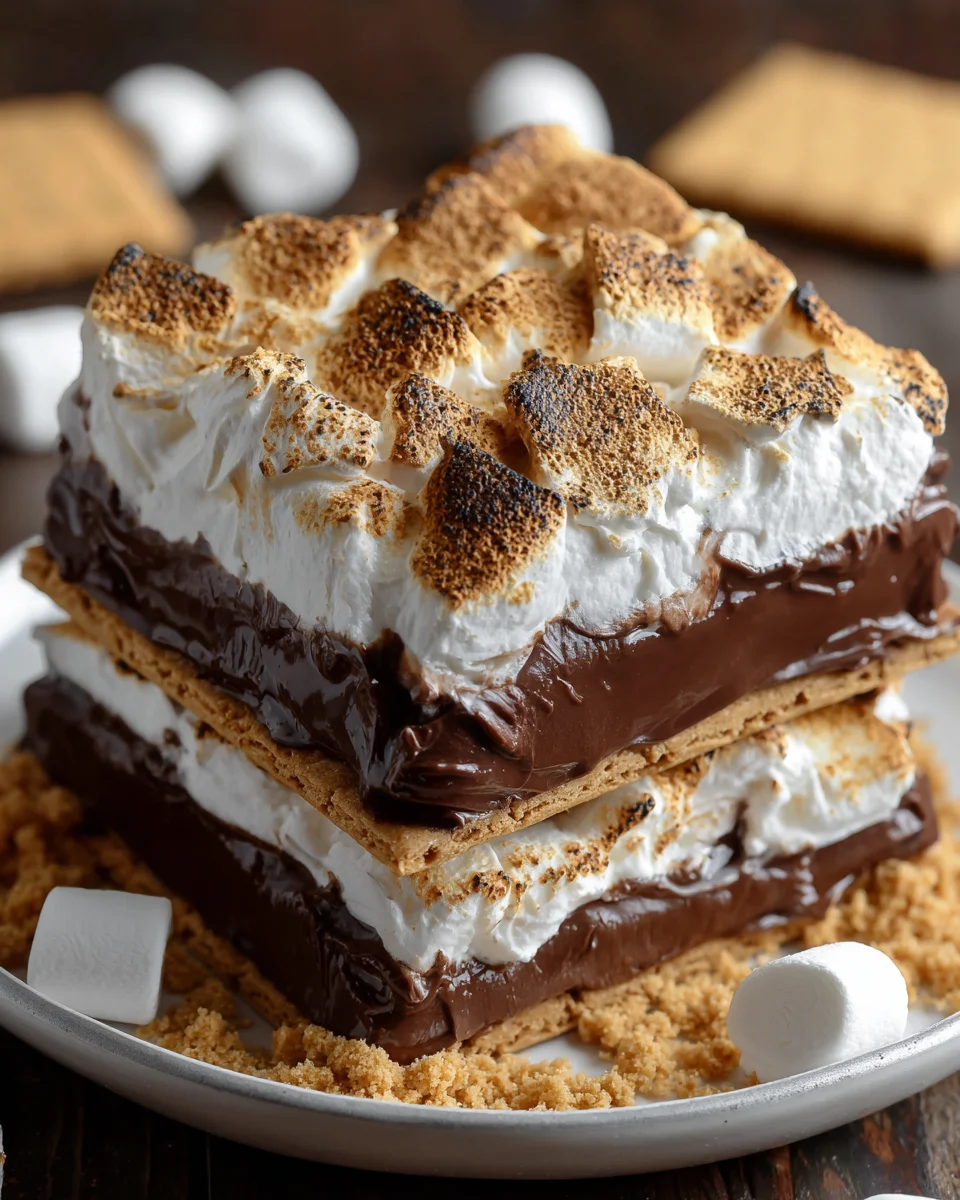Frozen S’mores Chocolate Marshmallow