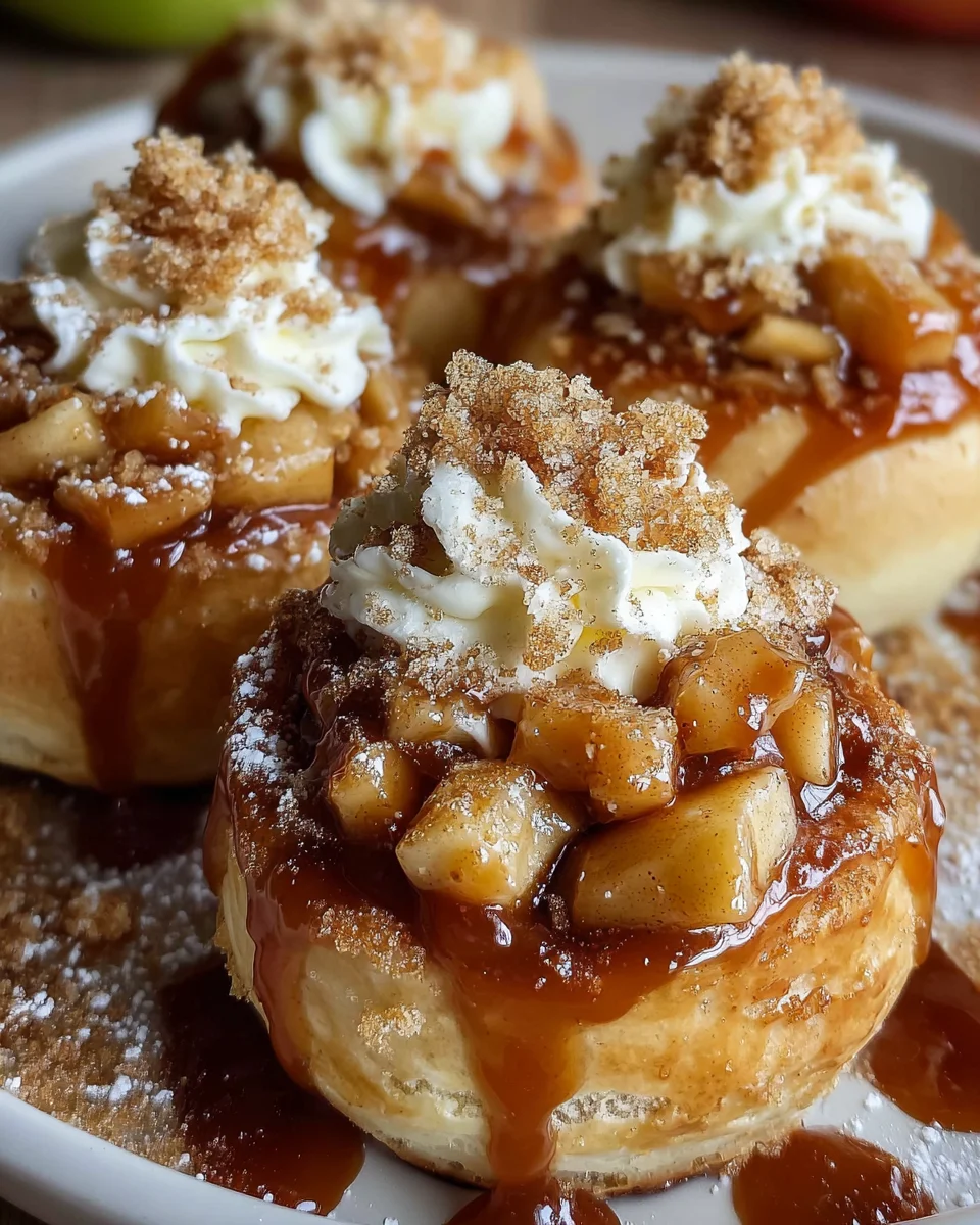 Apple Caramel Bombs Pastry
