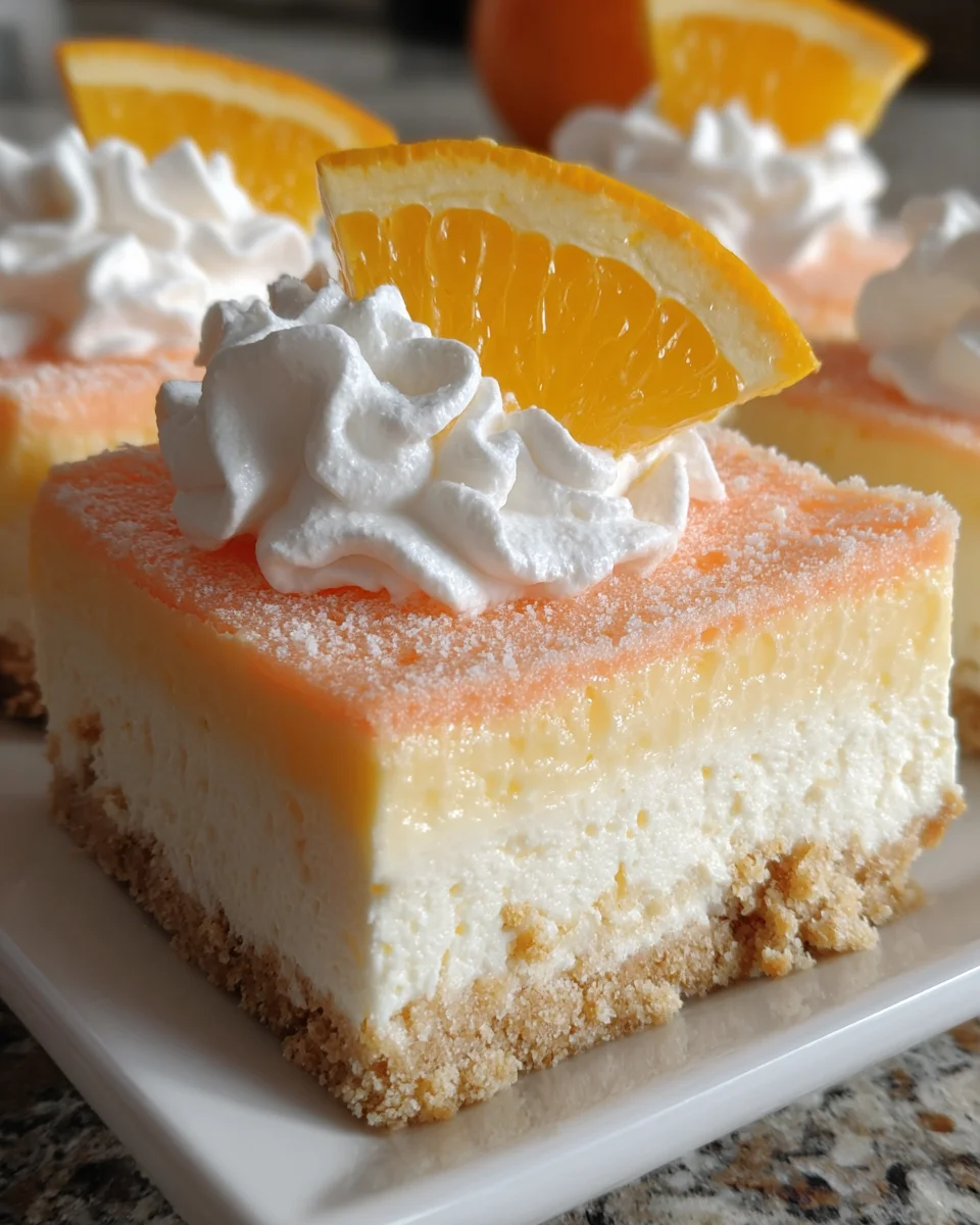 Orange Creamsicle Dream Bars