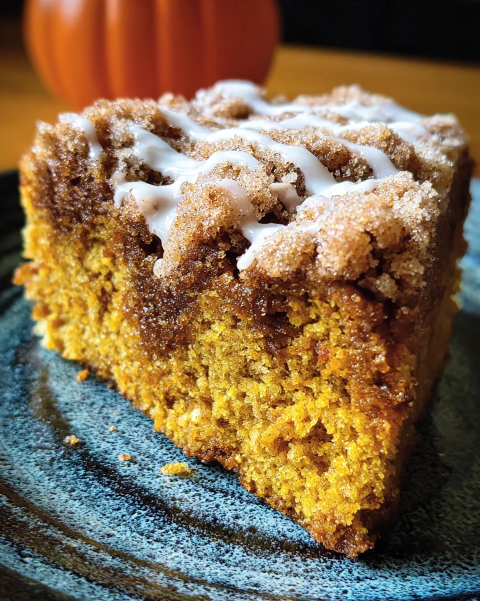 Sourdough Pumpkin Coffee Cake
