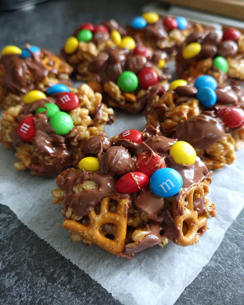 M&M Chocolate Candy Clusters
