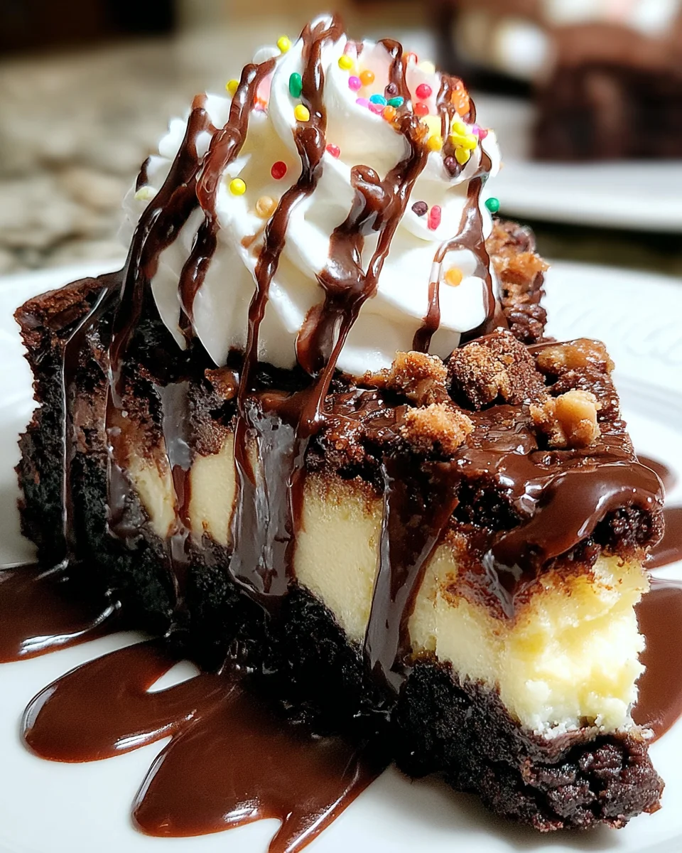 Heavenly Hot Fudge Sundae Brownie