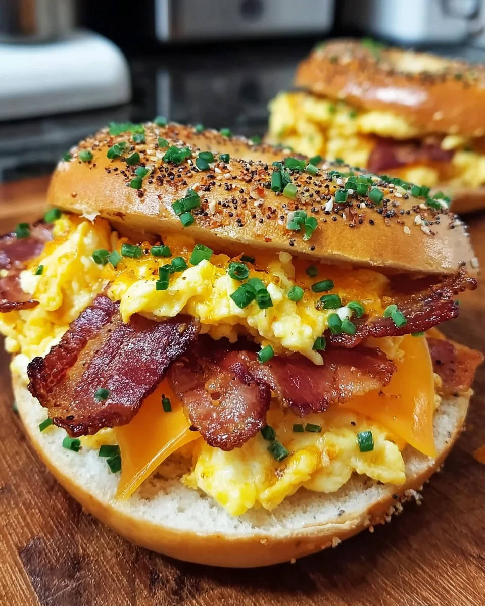 Breakfast Bagel Sandwich