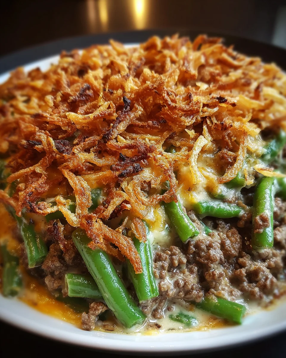 Hamburger Green Bean Casserole
