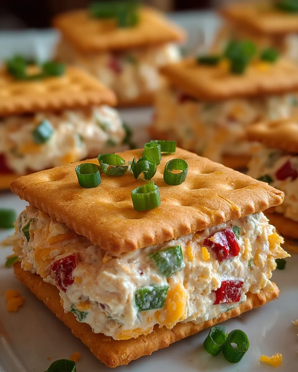 Ritz Cracker Party Sandwiches