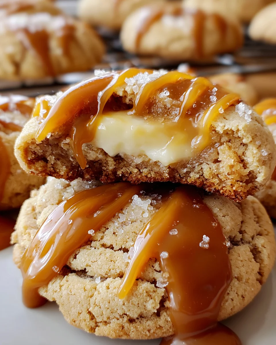 Caramel Cheesecake Cookies