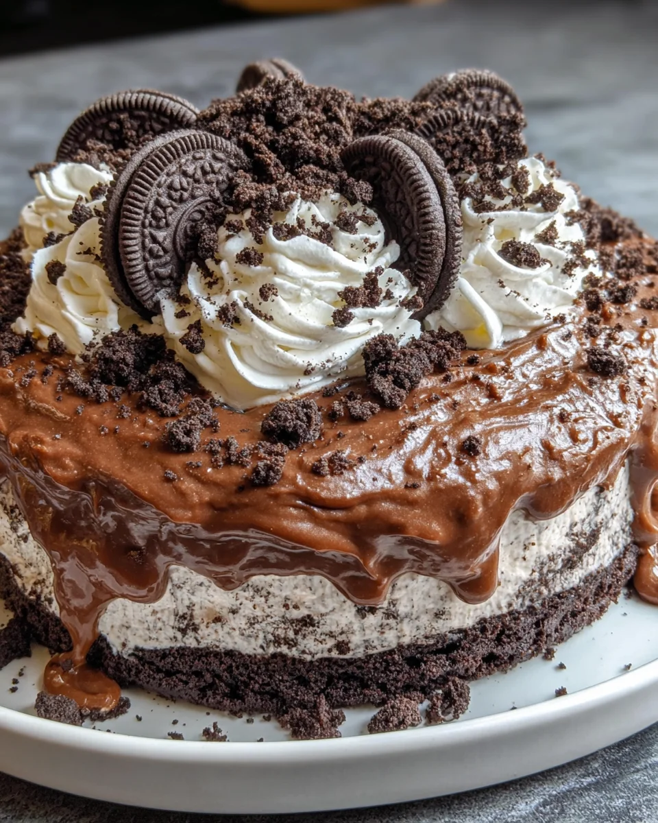 Mocha Oreo Dirt Cake