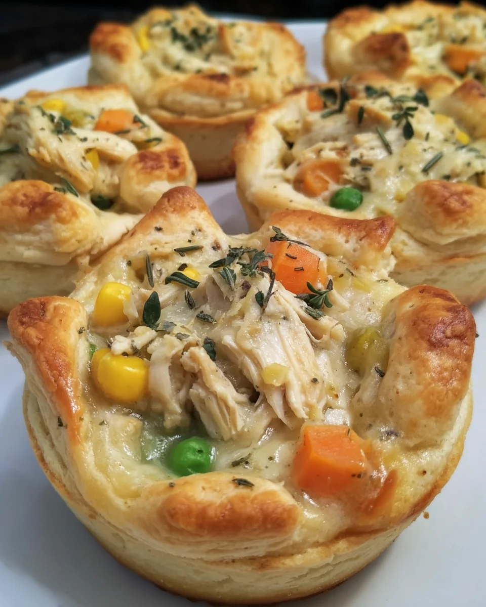 Muffin Tin Chicken Pot Pie