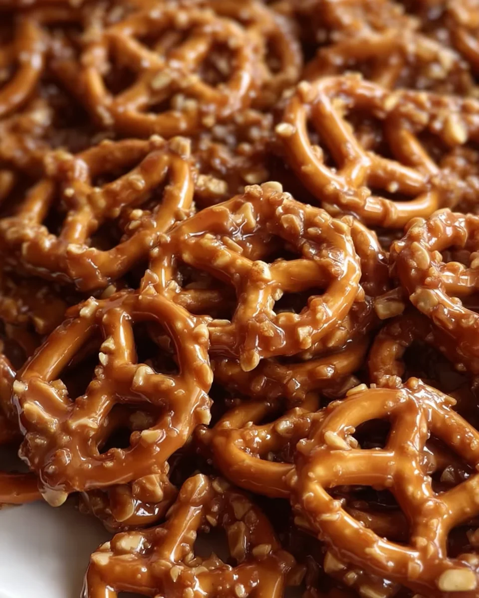 Butter Toffee Pretzels