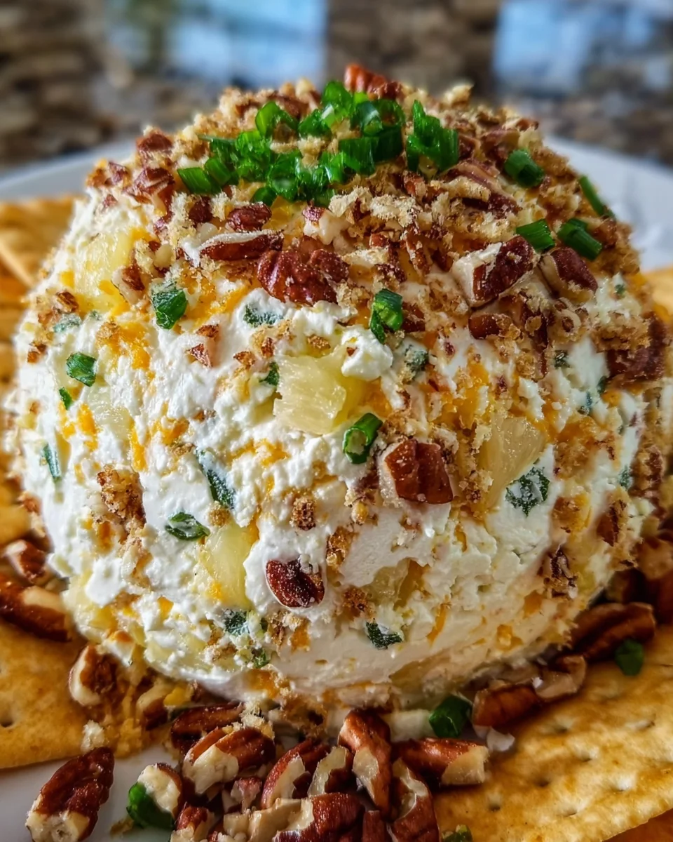 Pineapple Pecan Cheese Ball