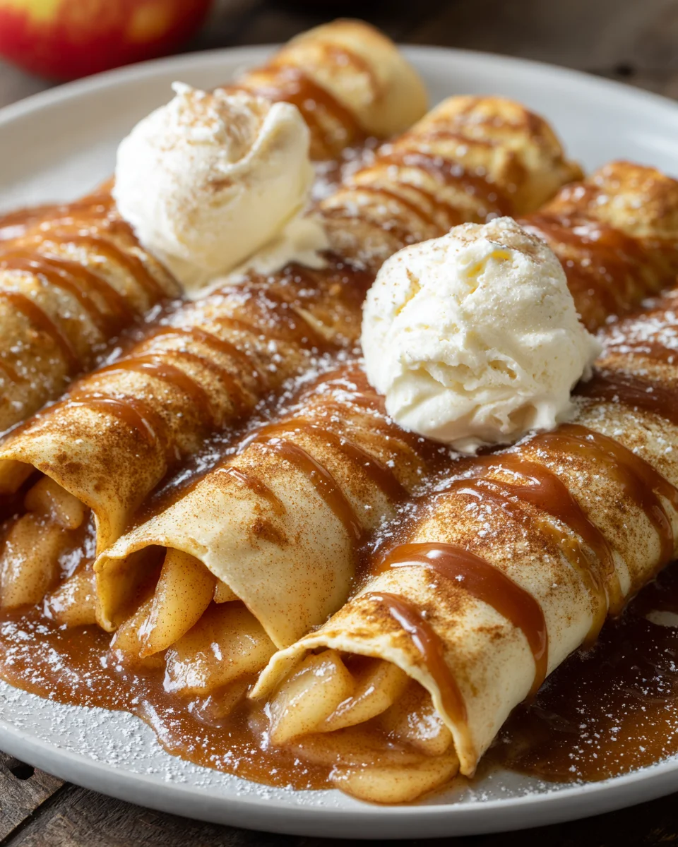 Apple Pie Enchiladas Bake