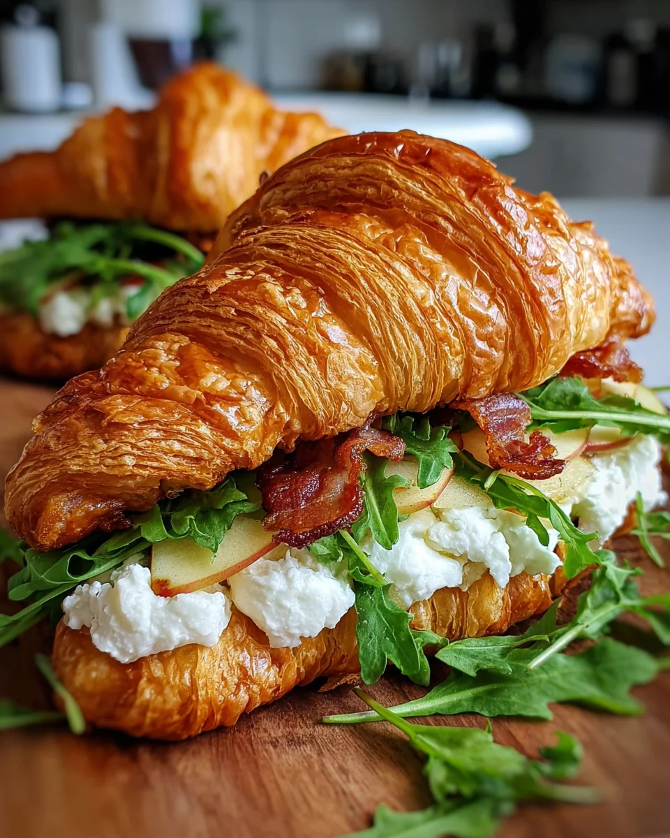 Apple Goat Cheese Croissant