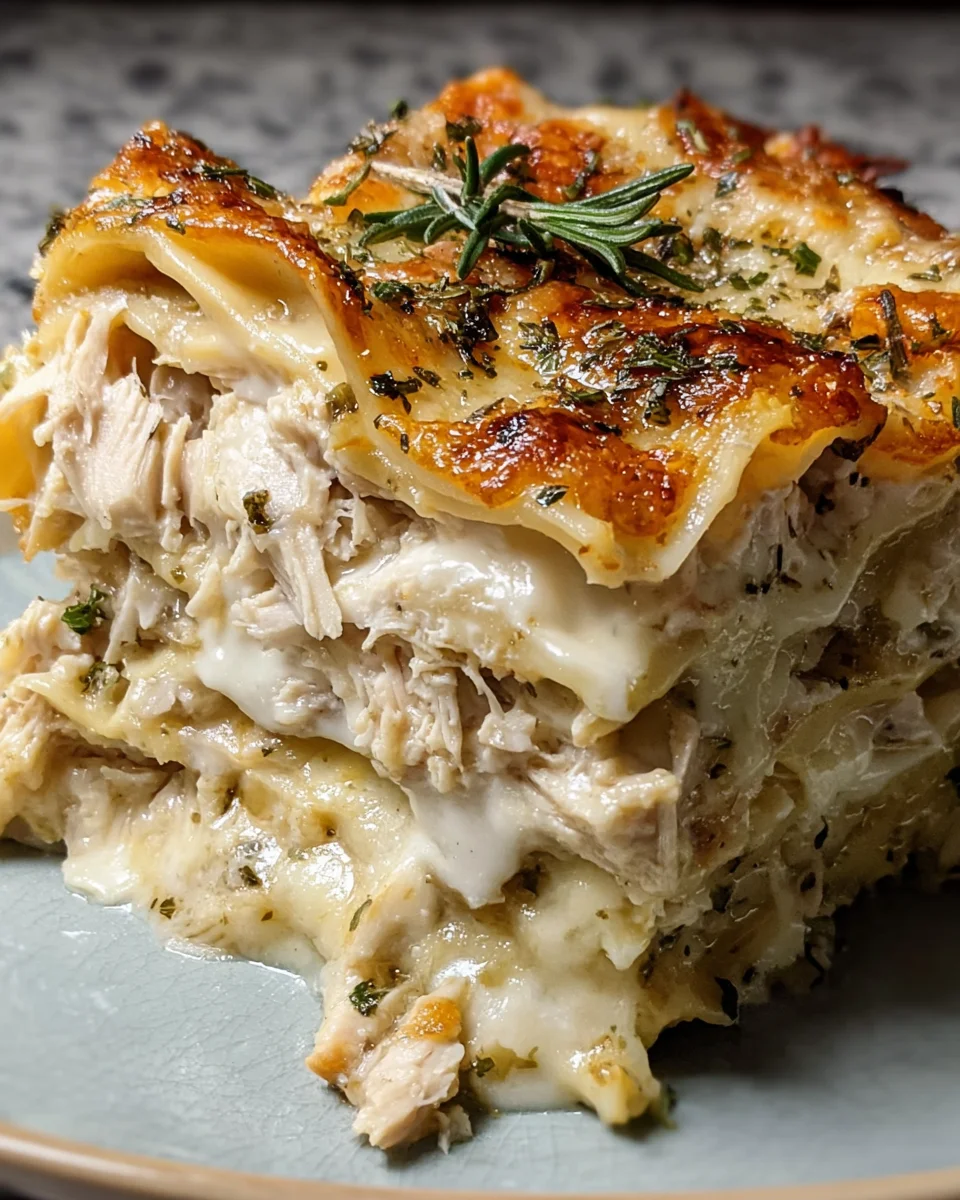 Rosemary Chicken Lasagna Layers