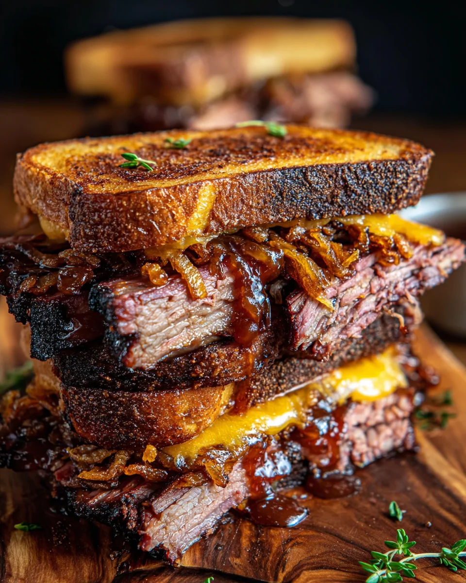BBQ Brisket Melts Delight
