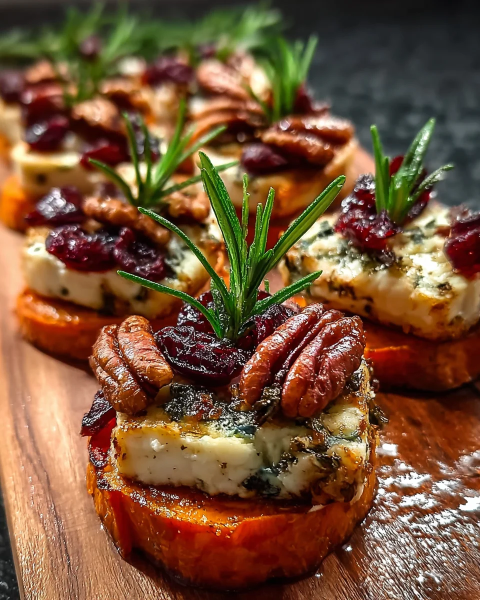 Sweet Potato Brie Cranberry Pecans